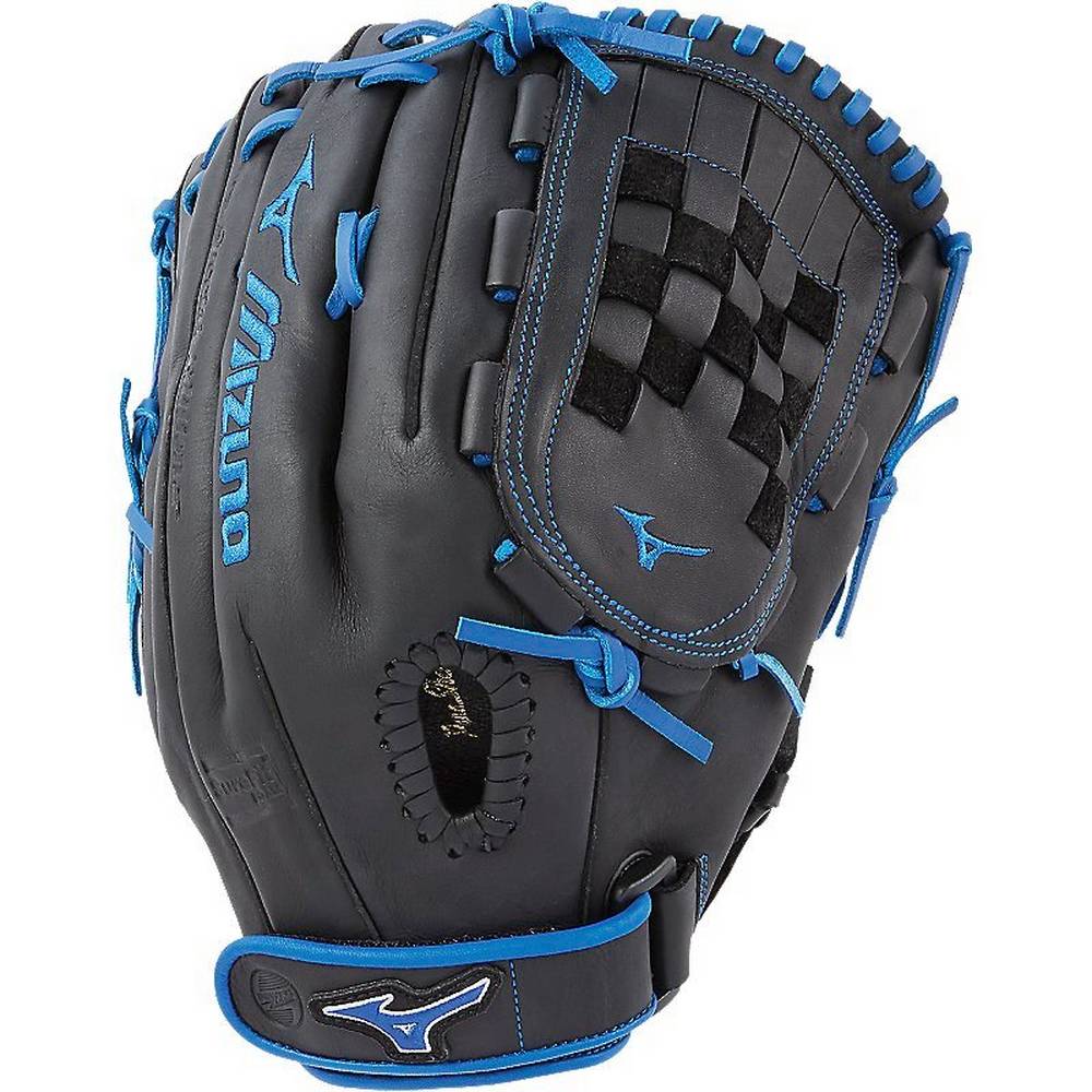 Guantes Mizuno MVP Prime SE Fastpitch 13" Mujer Negras/Azul Real Comprar XMIS-73095